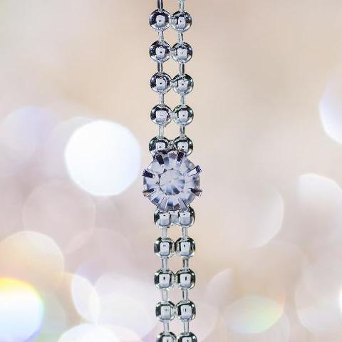 diamond bra straps designer