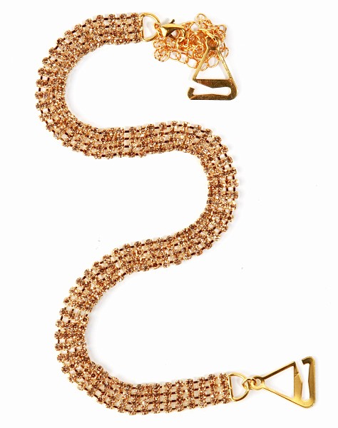 gold on gold bra straps
