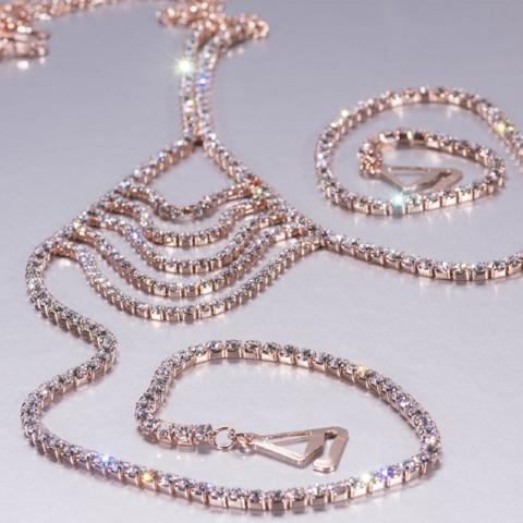pick bra straps with rhinestones for the back and the friont