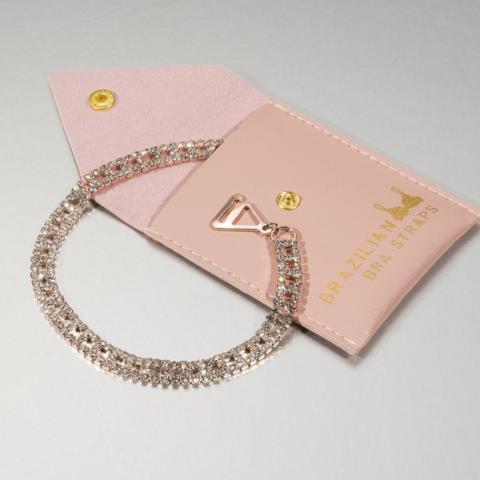 rose gold bra straps 24K