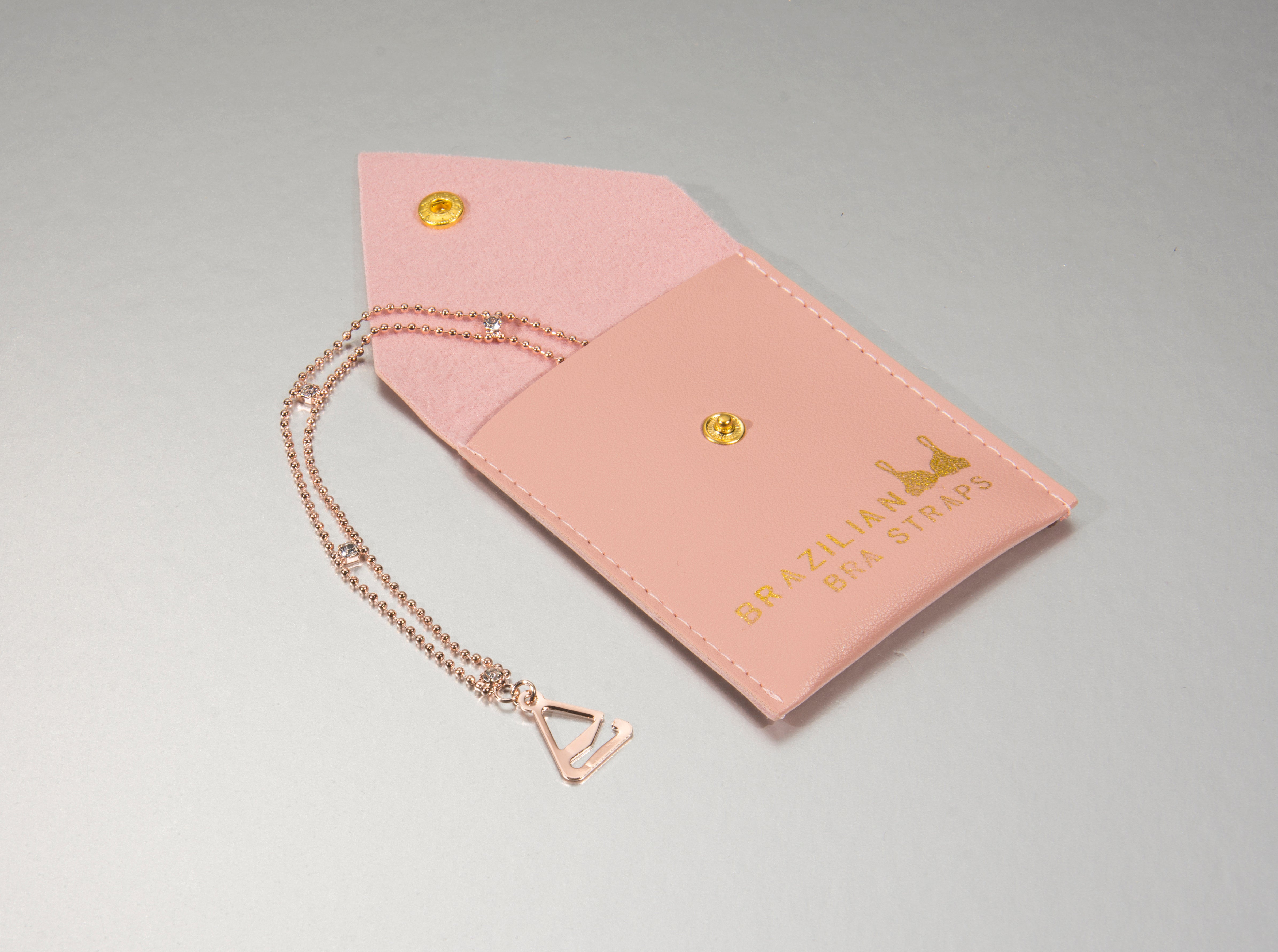 rose gold bra straps