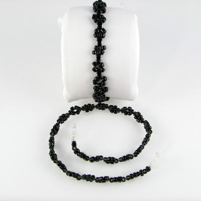 black beaded bra straps 